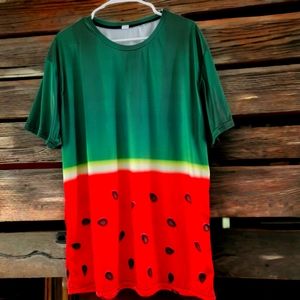 Watermelon Print Women's TShirt